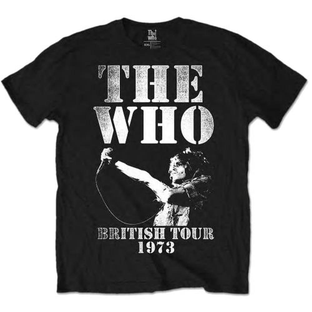 The Who - British Tour 1973 Tshirt Homme - Noir